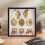 Mini Gold Photo Frame Silhouette Box Set – 8 Frames & 8 4
