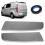 Rear Spoiler Barn Door Painted Moondust Silver for Ford Transit Custom 2013-2024 2