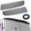 Rear Spoiler Barn Door Painted Moondust Silver for Ford Transit Custom 2013-2024 3