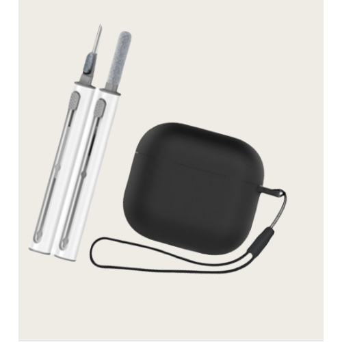 Silikon-Schutzhülle für Apple AirPods 4 Black 2