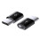 2er-Pack Kurzer Adapter von Android auf USB-C Black 4