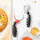 Pizzaskærer i rustfrit stål med ergonomisk håndtag 4