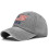 Patriotic Baseball Kasket Bomuld Snapback Grå 2