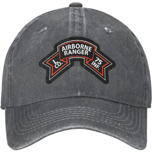 Ρυθμιζόμενο καπέλο μπέιζμπολ Unisex L Co75th Infantry Ranger 1