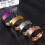 Men's Wedding Band Brushed Matte Black Titanium 6mm 3