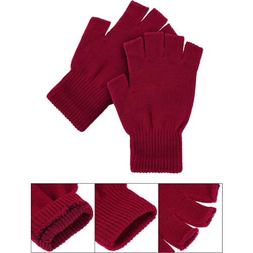 Vinterfingerløse handsker – blød polyester – én størrelse 2