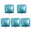 Nadmuchiwany balon imprezowy 4D Cube 24 cale 5 szt. 2