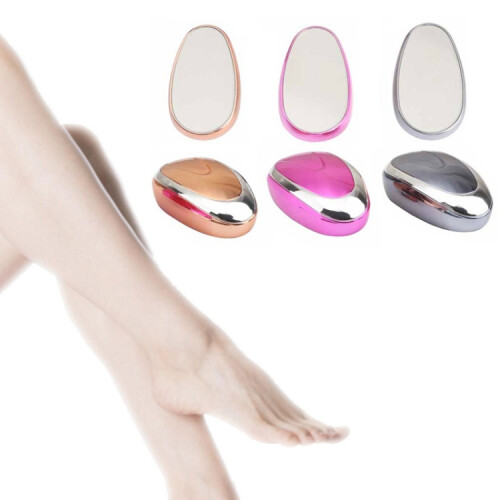 Συσκευή αποτρίχωσης Lady Manual Crystal με απαλό απολεπιστικό γυαλί και κρύσταλλο (ρ 1