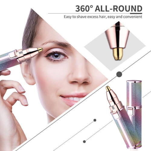 Ηλεκτρική ξυριστική μηχανή Lady Eyebrow Trimmer Lipstick Αυτόματη συσκευή αποτρίχωσης π 2