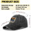 Vintage vasket baseballkasket – justerbar polyesterhat 2