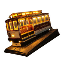 LED Bedside Lamp Table Light Train/Frisco Cables Car Desk-A01