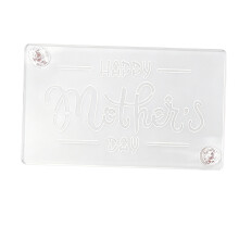 Practical Acrylic Cake Stencil Tiramisu Decoration-type A