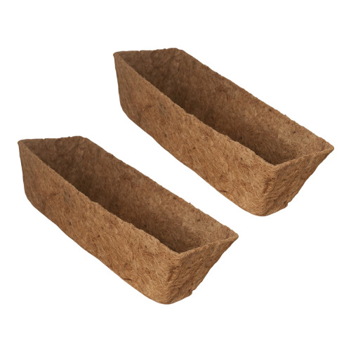 2Pcs Natural Coconuts Fiber Liner Breathable Coconuts-24 inches
