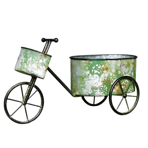 Decorative Creative Retro Iron Flower Pot Convenient Metal-B