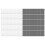30Pcs White and Black Plastic Net Sheets 30X20cm Plastic Canvas 1