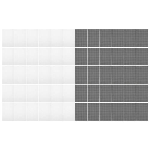30Pcs White and Black Plastic Net Sheets 30X20cm Plastic Canvas