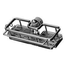Sink Organizer Rack for Kitchen Metal Hanging Faucet Drain Rack