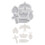 Sturdy White Silicone Heart Mould Designs For Easy Candle Making 1