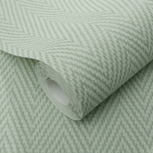 Green Textured Geometric Wallpaper Free Match Vinyl