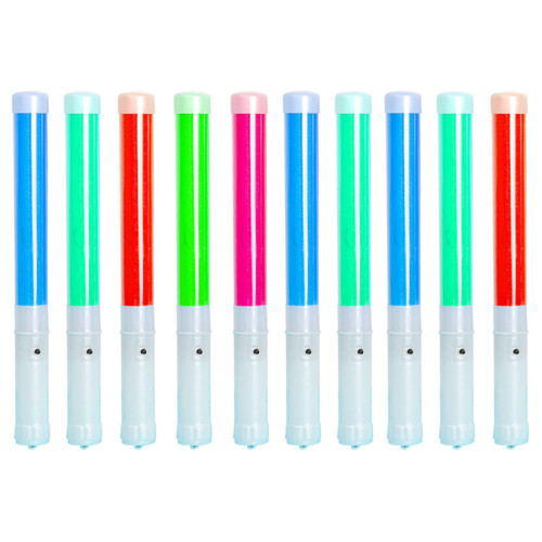 10 10Pcs LED Glowing Stick Exciting Party Accessories Random