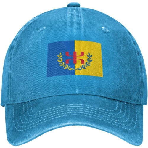 Kabyle Flag Baseball Cap – Justerbar Bomullsmössa 1