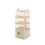 Wall Mount Clothes Organizers With Multiple Pockets-S white 1