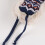 Set da donna composto da cappello e sciarpa in maglia, colore blu navy. 4