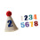 Kids Safe Washable Cloth Party Hat Customizable With-C 1