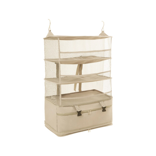 Portable Folding Laundry Bag Hanging Storage Solution-L white
