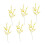 6Pcs Artificial Flower Oncidium Silk Flower Artificial-5 forks 1