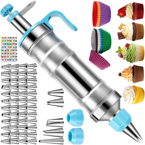 Ensemble d'accessoires de pâtisserie de 164 pièces avec-Bleu