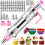 Outil de décoration de desserts de 164 pièces comprenant-Rose 1
