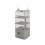 Wall Mount Clothes Organizers With Multiple Pockets-S Dark Gray 1