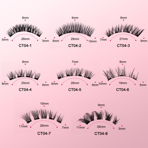 Magnetische Wimpern - CT04-6 1