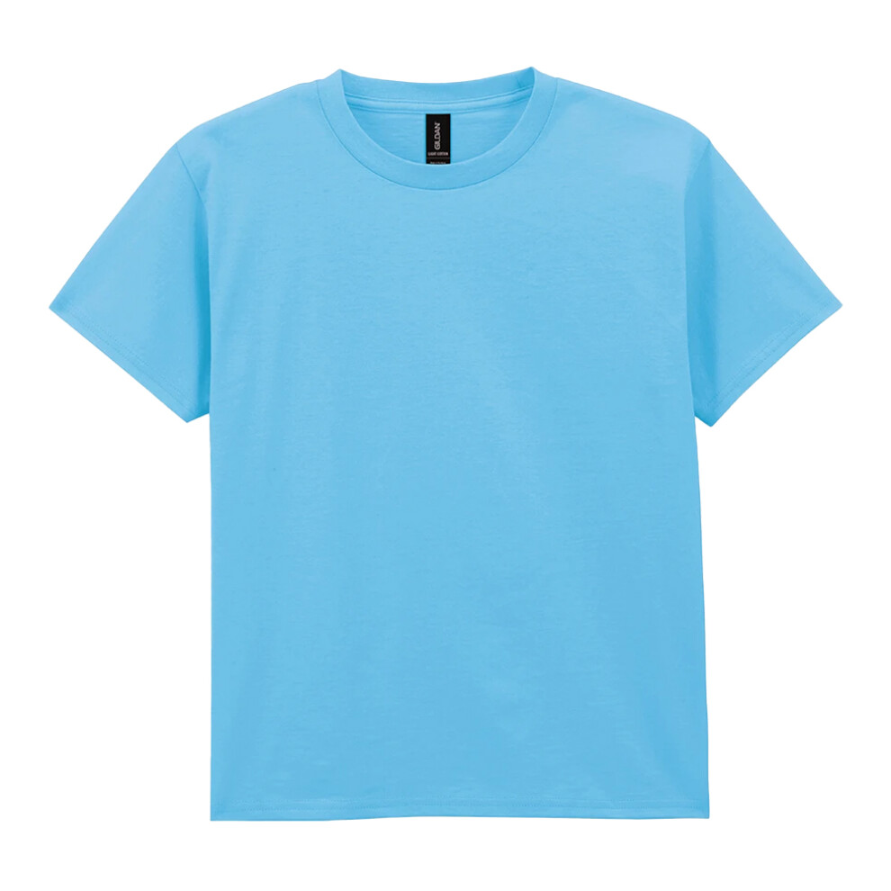 Gildan (5-6 Years, Sky Blue) Childrens/Kids Plain Lightweight T-Shirt