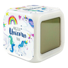 Digital Alarm Clock - Unicorn / Unicorn No.3_multicolor/Multicolor