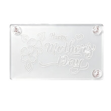 Mothers Day Tiramisu Acrylic Stencil Template For Cake-type F