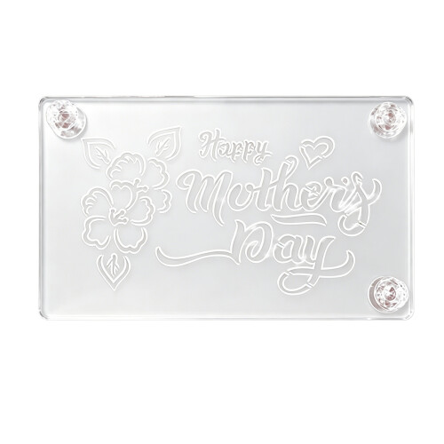 Mothers Day Acrylic Dusting Stencil For Cake Decorating-type F