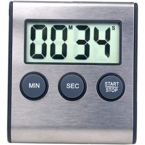 Mini Kitchen Timer - Digital Mini Kitchen Timer Alarm Clock - 100 Minute Timer