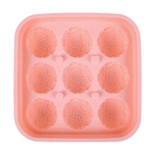Moules ronds de sphères de glace de Football de fabricant-Rose 9