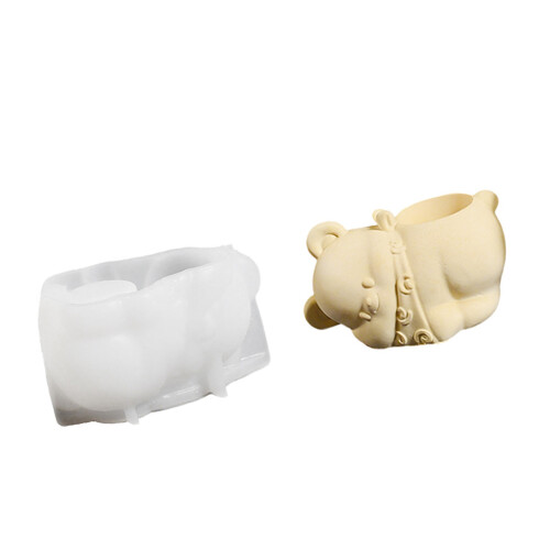 Animal Bear Shape Silicone Molds For Resin Casting Making Candle