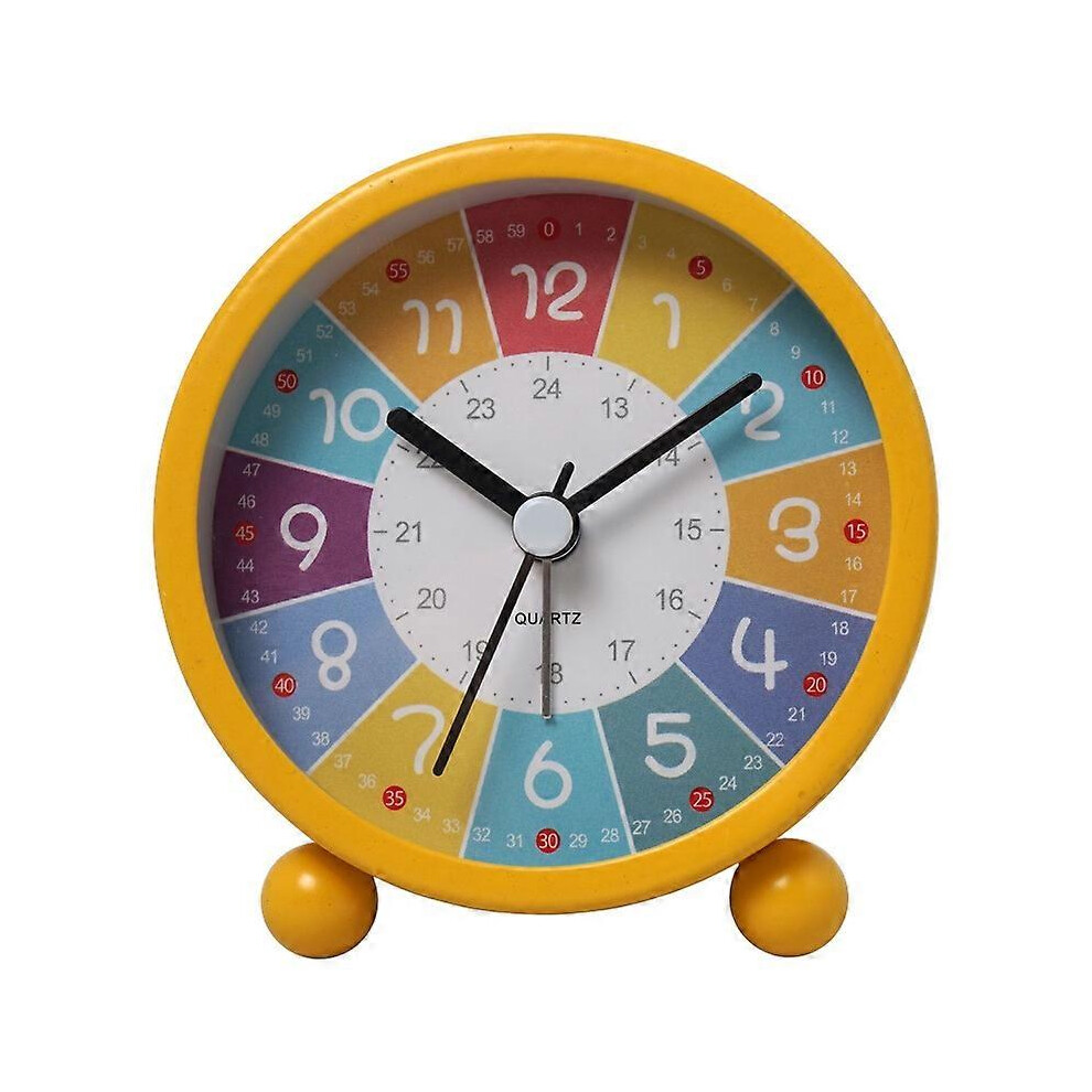 Children Educational Alarm Clock Yellow_yellow