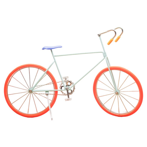 Décorations de vélos, Figurine de vélo, décoration-pneu orange