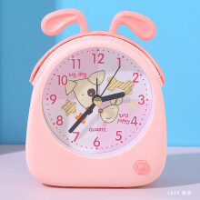 Children's alarm clock, cute and lovely color_1834 powder