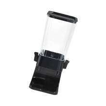 Sturdy Food Grade Plastic Container Great For Organizing-Black