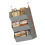 Expandable Hanging closet System constructed With Sturdy-Gray 1