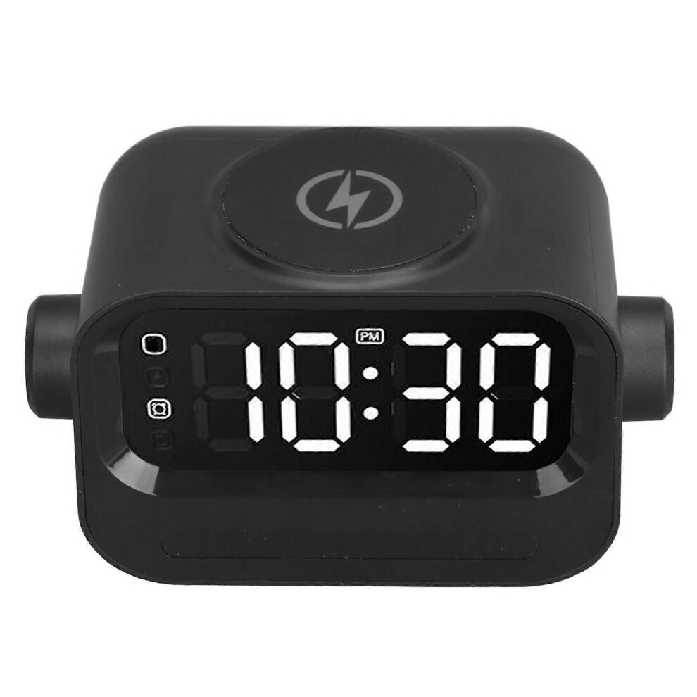 Wireless Speaker Charger With Alarm Clock 3.5Mm And Usb Port Bluetooth Speaker 15W Wireless Charger Light 6902344778918