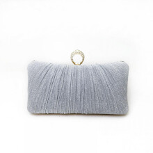 Avondtasje, geplooide clutch, avondtas, feesttas, dames crossbodytas, geplooide jurktas
