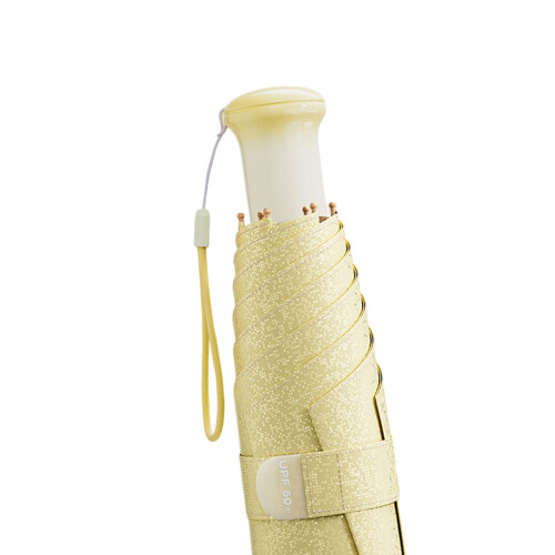 Cooling Parasol Umbrella With Lightweight Polyester-Yellow