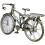 Alarm Clock Bicycle Clock Retro Desk Clock compatible Decoration and Setting Time, Random Pattern 1